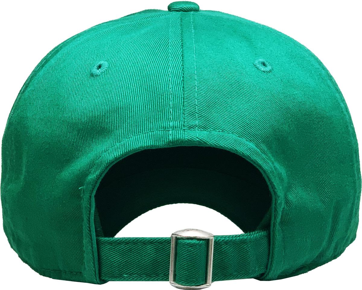 Kelly Green dad hat rear view
